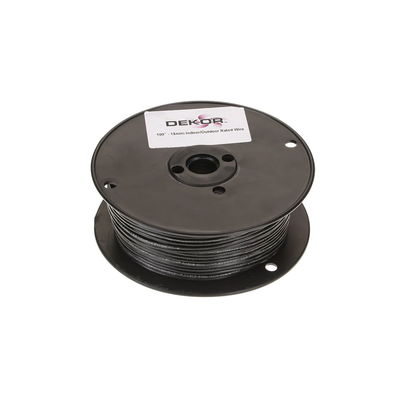 Electrical Wire - 18 Gauge Low Voltage Outdoor 100 Ft Spool